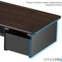 Підставка для монітора OfficePro MR177DW Dark Wood/Black - зменшене зображення 8