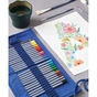 Карандаши цветные Faber-Castell Goldfaber Aqua в тканинному пеналі 27 кольорів з аксесуарами, (114652) (28942) - уменьшенное изображение 5