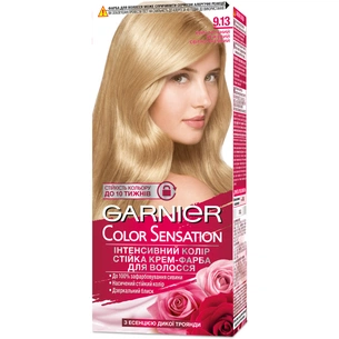 Фарба для волосся Garnier Color Sensation 9.13 Кристалічний бежевий світло-русявий 110 (3600541135918) зображення 1