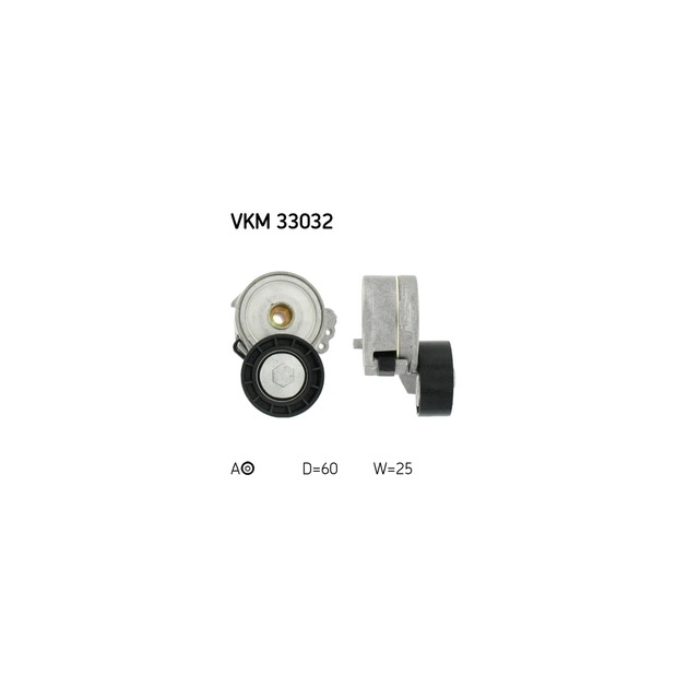 Натяжитель ремня с роликом SKF VKM 33032 - изображение 1