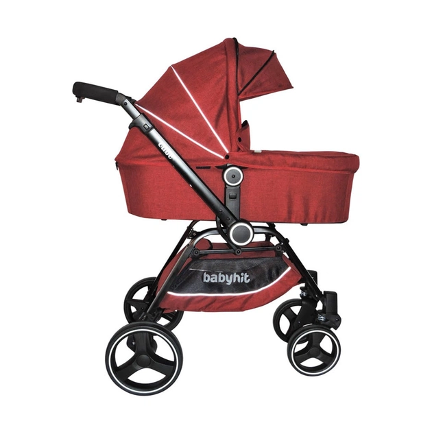 Коляска BabyHit 2 в1 Cube Red (14061) - изображение 1