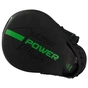 Лапи боксерські PowerPlay 3044 Pro Carbon Ultra Series Чорно-Зелені (PP_3044_Bl/Green) - уменьшенное изображение 3