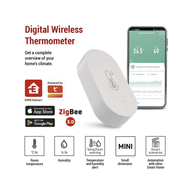 Термо-гигрометр EMOS EGS0102 ZigBee (EGS0102) - изображение 7