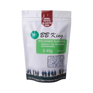 Страйкбольні кульки BB King Biogradable 6 мм 0,45 г 1000 шт/уп (1401.00.11) зображення 1