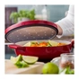 Сотейник KitchenAid Cast Iron чавунний з кришкою, 26 см, 2,77 л, червоний (CC009009-001) - зменшене зображення 5