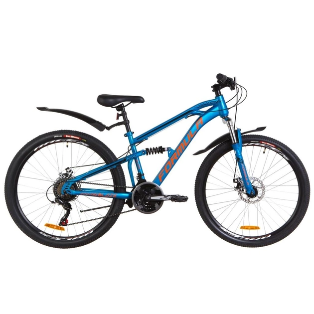 Велосипед Formula 26" BLAZE AM2 DD рама-15" 2019 синій з помаранчевим (OPS-FR-26-296) - изображение 1
