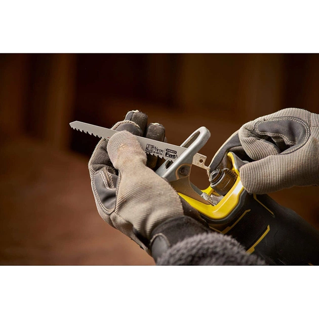 Шабельна пила Stanley FatMax безщіткова, 18ВLi-Ion, 3200 хід/хв, хід 28мм (без АКБ та ЗП) (SFMCS310B) - зображення 7