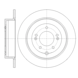 Гальмівний диск REMSA 61779.00 зображення 1
