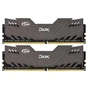 Модуль пам'яті для комп'ютера DDR4 8GB (2x4GB) 2400 MHz Dark Gray Team (TDGED48G2400HC14DC01) - зменшене зображення 1