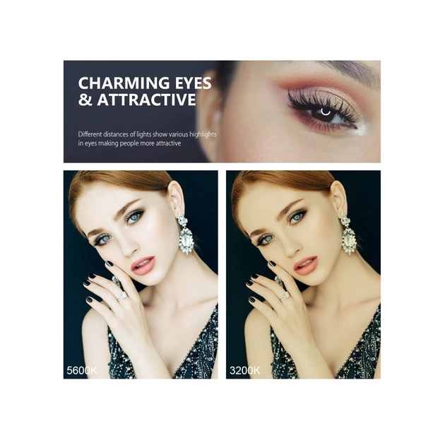 Набір блогера Puluz Ring USB LED lamp PKT3126B 10.2" + зажим (PKT3126B) - picture 3