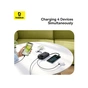 Батарея універсальна Baseus QPow2 20000mAh 30W, with 2*Type-C Cable, Black (P10055009113-00) - зменшене зображення 7