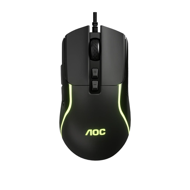 Мишка AOC GM170B LED USB Black (GM170B/LA) - зображення 1