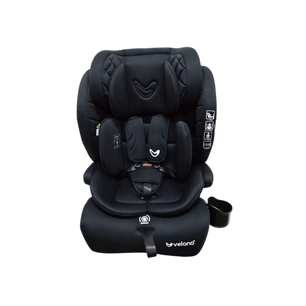 Автокресло Velano Flexo i-Size 76150 см, ISOFIX + Top Tether/ремінь, black (48413) - изображение 1