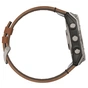 Смарт-годинник Garmin fenix 8 51mm,AMOLED,Sapphire, Bare Ti, Blk/Chsnt Lthr (010-02905-40) - зменшене зображення 4