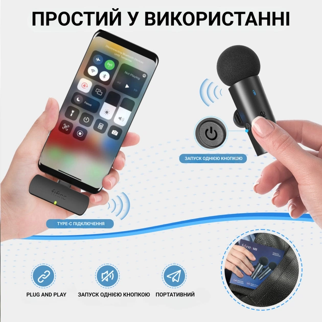 Мікрофон Fifine M8 Wireless (M8) - picture 6