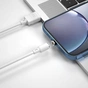 Дата кабель USB 2.0 AM to Lightning 1.0m 2.1A magnetic pvc white XO (NB187-L-1-WH) - зменшене зображення 3