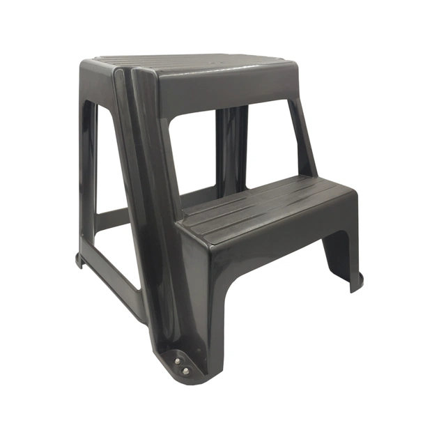 Табурет Irak Plastik зі сходинкою Step колір шоколадний (10856) - picture 1