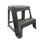 Табурет Irak Plastik зі сходинкою Step колір шоколадний (10856) - зменшене зображення 1