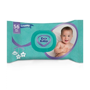 Дитячі вологі серветки Evy Baby Creamy 50 шт (8690506521493) зображення 1