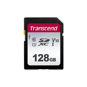 Карта пам'яті Transcend 128GB SDXC class 10 UHS-I U1 V10 (TS128GSDC300S) зображення 1