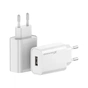 Зарядний пристрій Grand-X Quick Charge QС3.0, + cable USB -> Type C 1m white (CH-550WT) - зменшене зображення 4