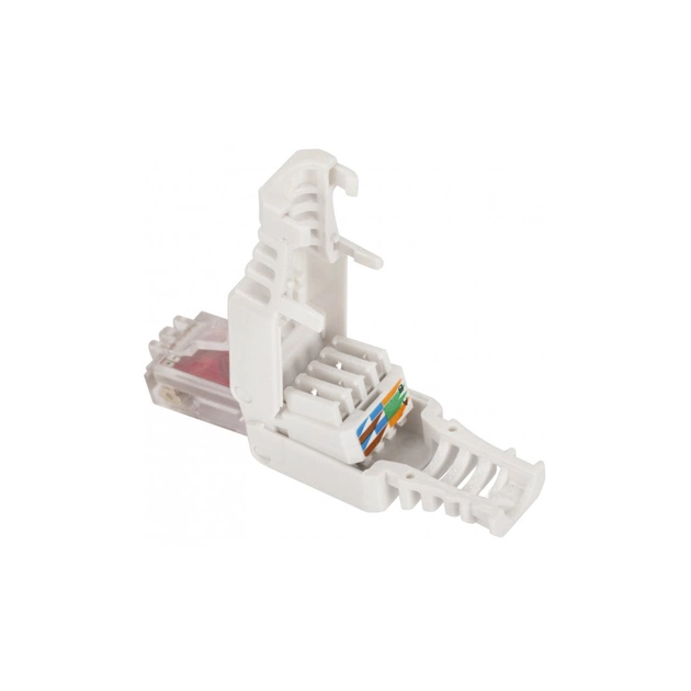 Конектор RJ45 cat.6 UTP 8P8C, безінструментальний, 1шт Kingda (KD-PGU8054-C6) - picture 2