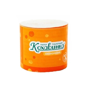 Туалетная бумага Кохавинка Эконом 1 слой 1 рулон (4820032450149) изображение 1