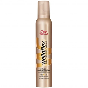 Мус для волосся WellaFlex Укладка и Восстановление Сильная Фиксация 200 мл (4056800797479) зображення 1