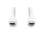 Дата кабель USB-C to USB-C 2.0m USB 2.0 60W silicone white Digitus (AK-300341-020-W) - уменьшенное изображение 2