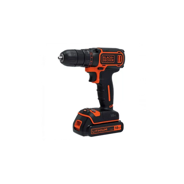 Шуруповерт Black&Decker BDCDC18B - зображення 1