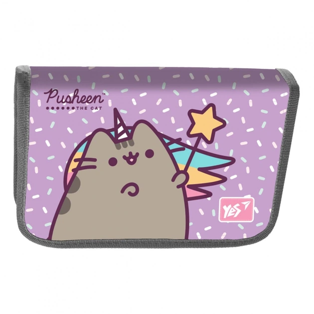 Пенал Yes HP-02 одинарний без клапана Pusheen (533398) - изображение 1