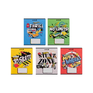 Зошит Kite Hot Wheels, 18 аркушів, лінія (HW25-237) зображення 1