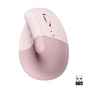 Мишка Logitech Lift Vertical Ergonomic Wireless/Bluetooth Rose (910-006478) - зменшене зображення 1