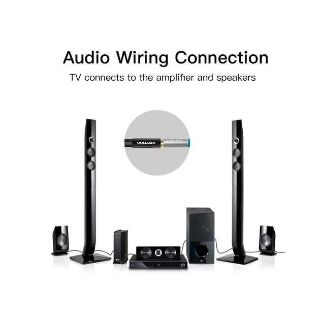 Кабель мультимедійний 3.5mm M to 3.5mm F 1.0m black Vention (BHBBF) - зображення 8