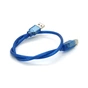 Кабель для принтера USB 2.0 AM/BM 0.5m blue Ritar (YT-AM/BM-0.5TBL) - зменшене зображення 3