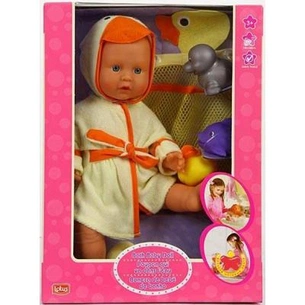 Пупс Lotus Onda с аксессуарами для ванной, уточка (15887-2) зображення 1