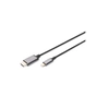 Кабель мультимедийный USB-C to HDMI M 1.8m UHD 4K Digitus (DA-70821) - уменьшенное изображение 2