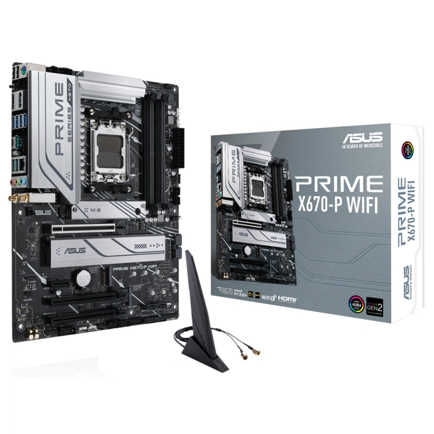 Материнська плата ASUS PRIME X670-P WIFI - зображення 1
