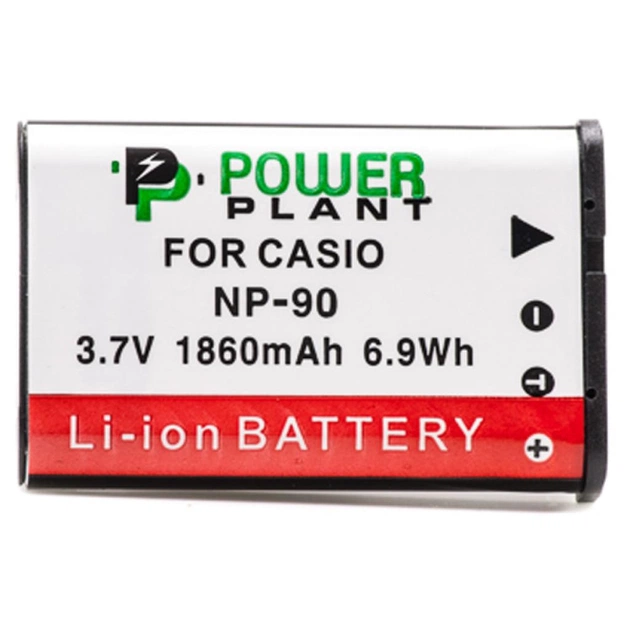 Акумулятор до фото/відео PowerPlant Casio NP-90 (DV00DV1314) - изображение 1