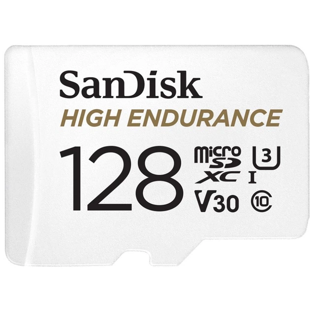 Карта памяти SanDisk 128GB microSDXC class 10 UHS-I U3 V30 High Endurance (SDSQQNR-128G-GN6IA) - изображение 1