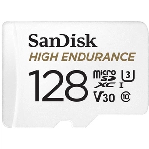 Карта пам'яті SanDisk 128GB microSDXC class 10 UHS-I U3 V30 High Endurance (SDSQQNR-128G-GN6IA) зображення 1