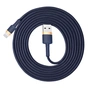 Дата кабель USB 2.0 AM to Lightning 2.0m 1.5A Cafule gold+blue Baseus (CALKLF-CV3) - preview 1