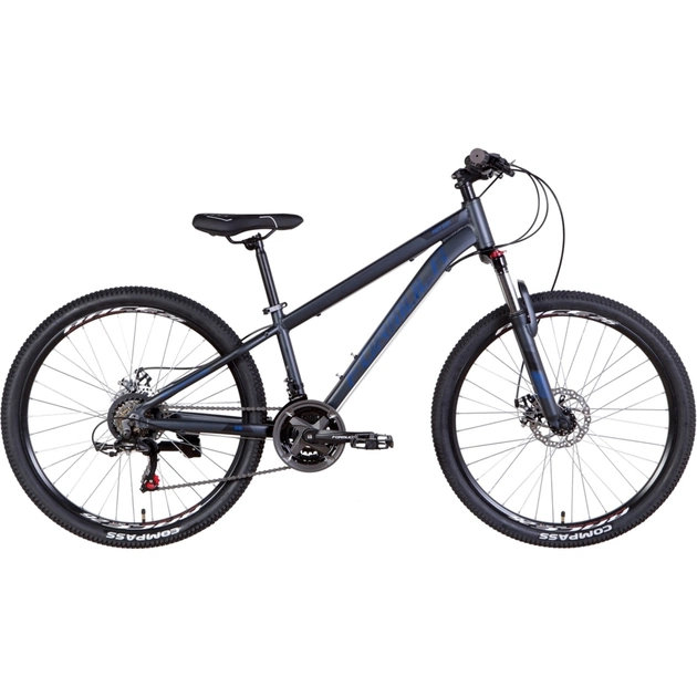Велосипед Formula 26" Motion AM DD рама-19" 2022 Dark Grey/Blue (OPS-FR-26-632) - зображення 1