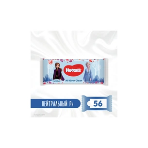 Дитячі вологі серветки Huggies AOC Frozen 56 шт (5029053550022) зображення 1