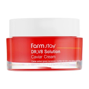 Крем для обличчя FarmStay DR.V8 Solution Caviar Cream Антивіковий з екстрактом ікри 50 мл (8809624723652) зображення 1