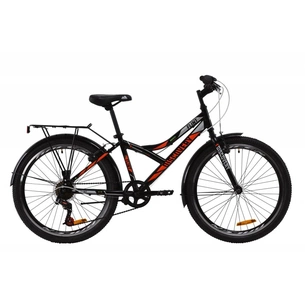 Велосипед Discovery 24" FLINT Vbr рама-14" St 2020 чорно-помаранчевий з сірим (OPS-DIS-24-180) зображення 1