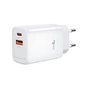 Зарядний пристрій XO CE16 67.5W USB-C PD45W + USB-A QC 22.5W White (CE16_White) - зменшене зображення 1