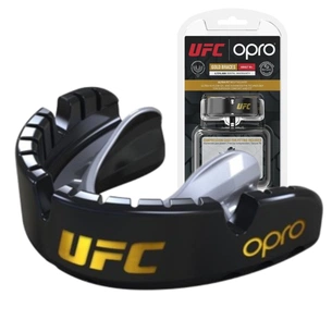 Капа Opro Gold Braces під брекети Blackl/Silver (102518001) (UFC_Gold_Braces_Bl/Silver) зображення 1
