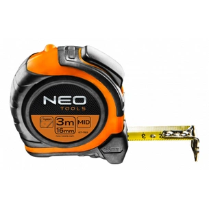 Рулетка Neo Tools сталева стрічка 3 м x 16 мм, магніт, двосторонній (67-193) зображення 1
