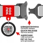 Нашийник для тварин WAUDOG Waterproof з QR паспортом XL Ш 25 мм Д 35-58 см(блакитний) (27842) - уменьшенное изображение 7